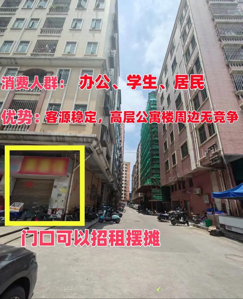 适合做便利店.转角双门面出租!工厂住宅围绕,客源